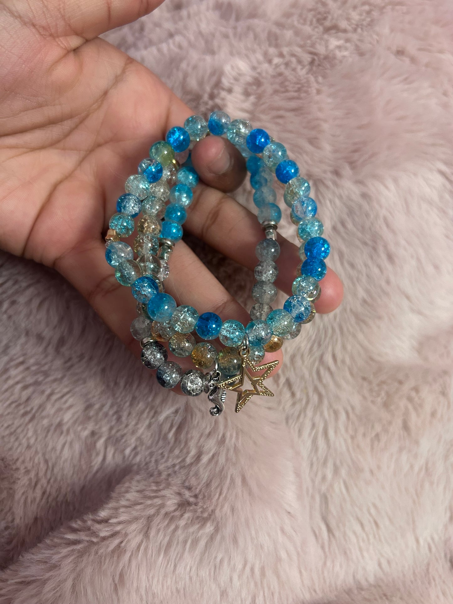 Blue bracelet bundle.